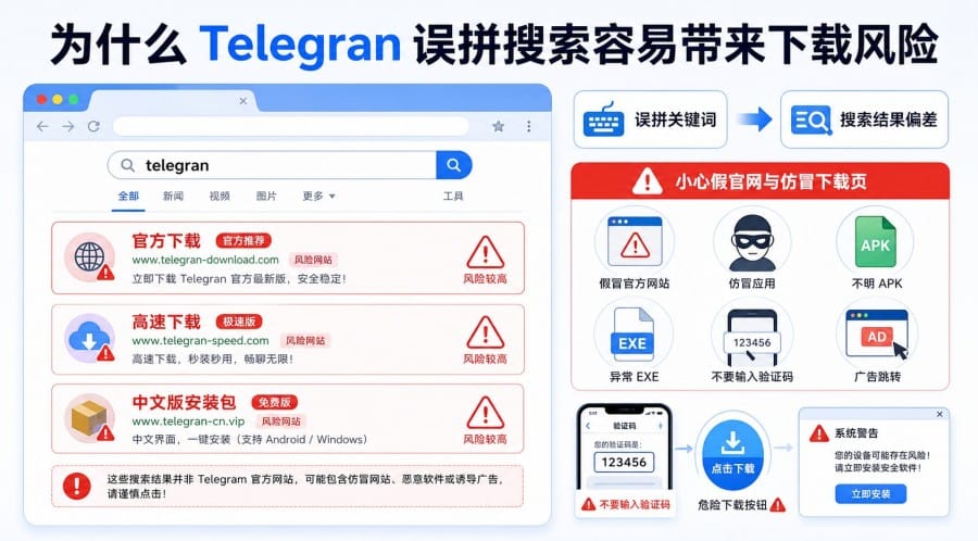 Telegran 是什么?Telegram 正确拼写与安全下载识别指南 配图 2